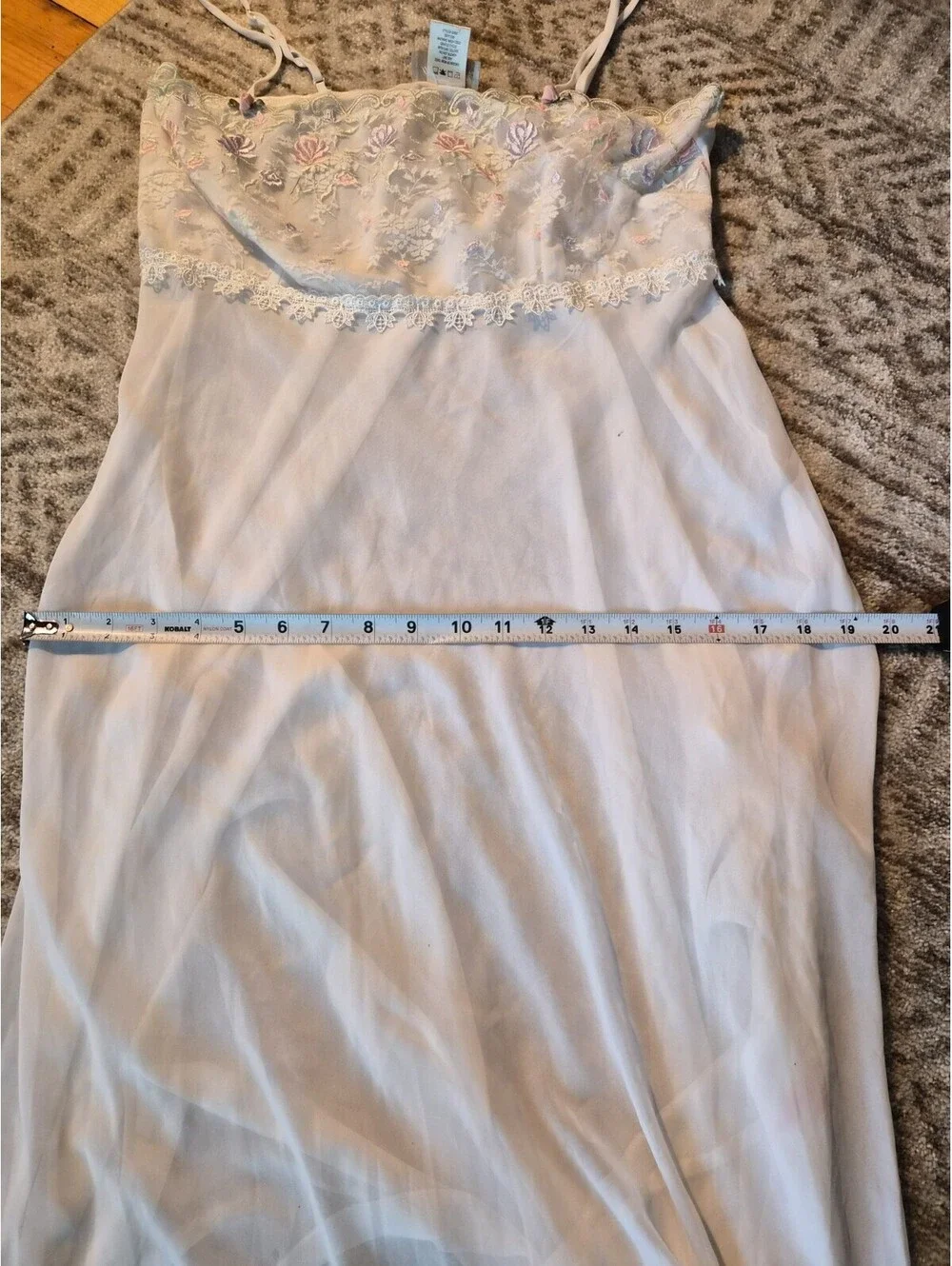 Vintage Sears Womens Nightgown Flowers Size Large